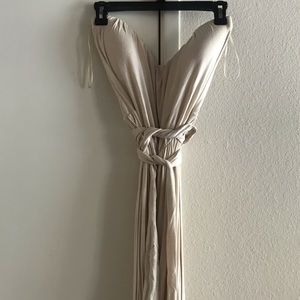 ASOS jersey sweetheart maxi dress